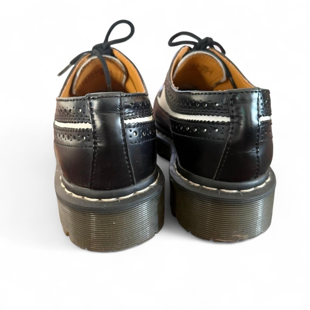 Dr. Martens black and white wingtip oxfords brogues vintage 90s platform - Picture 5 of 8